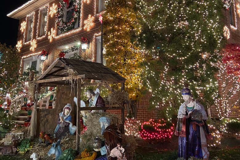 Luces de Navidad de Nueva York: Tour por Dyker Heights + Mirador de DUMBO