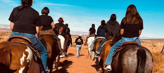 Passeggiata a cavallo nella Horseshoe Bend