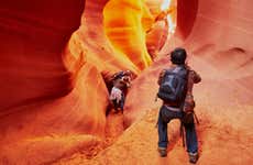 Trilha pelo Lower Antelope Canyon