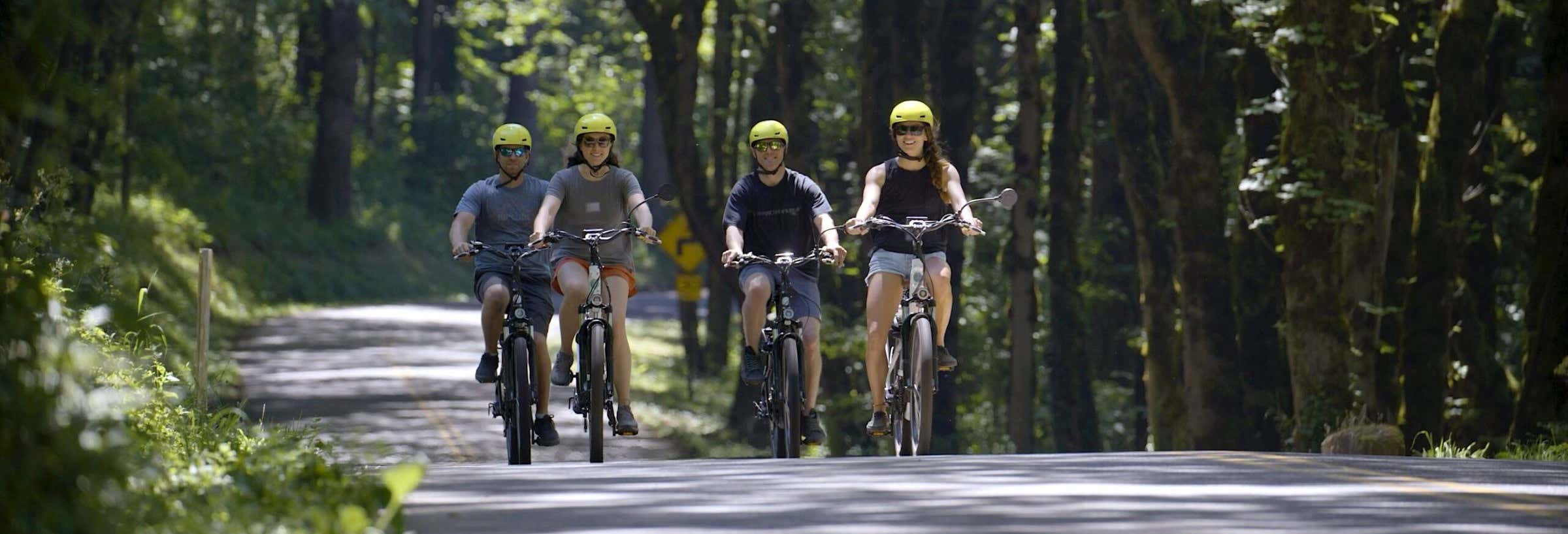 Noleggio di bici elettrica alle cascate di Multnomah