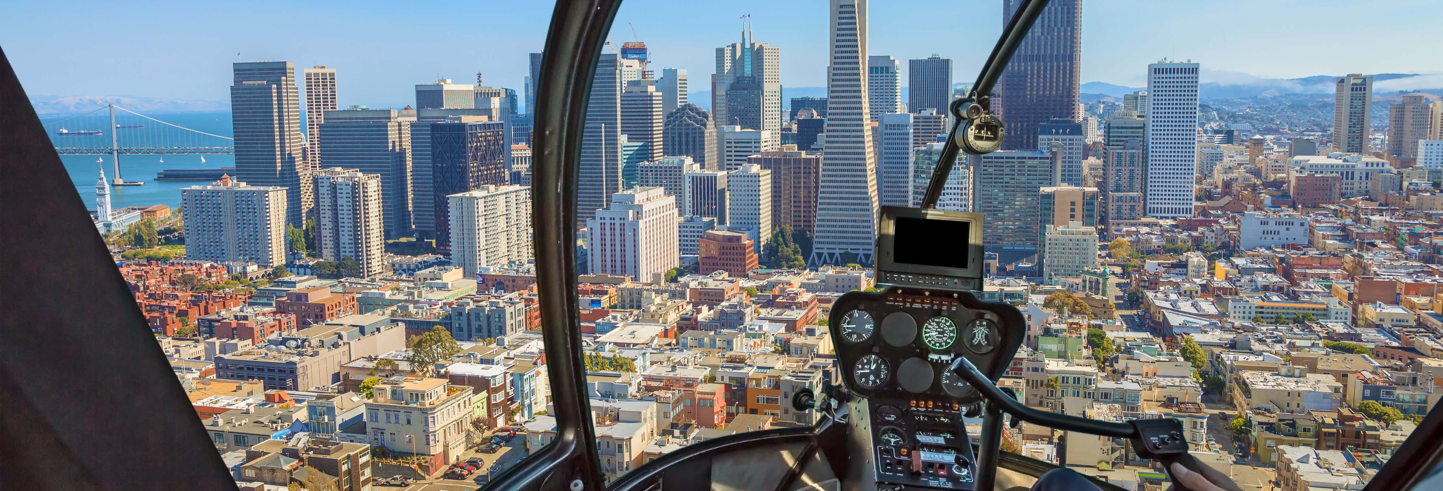 Giro in elicottero su San Francisco