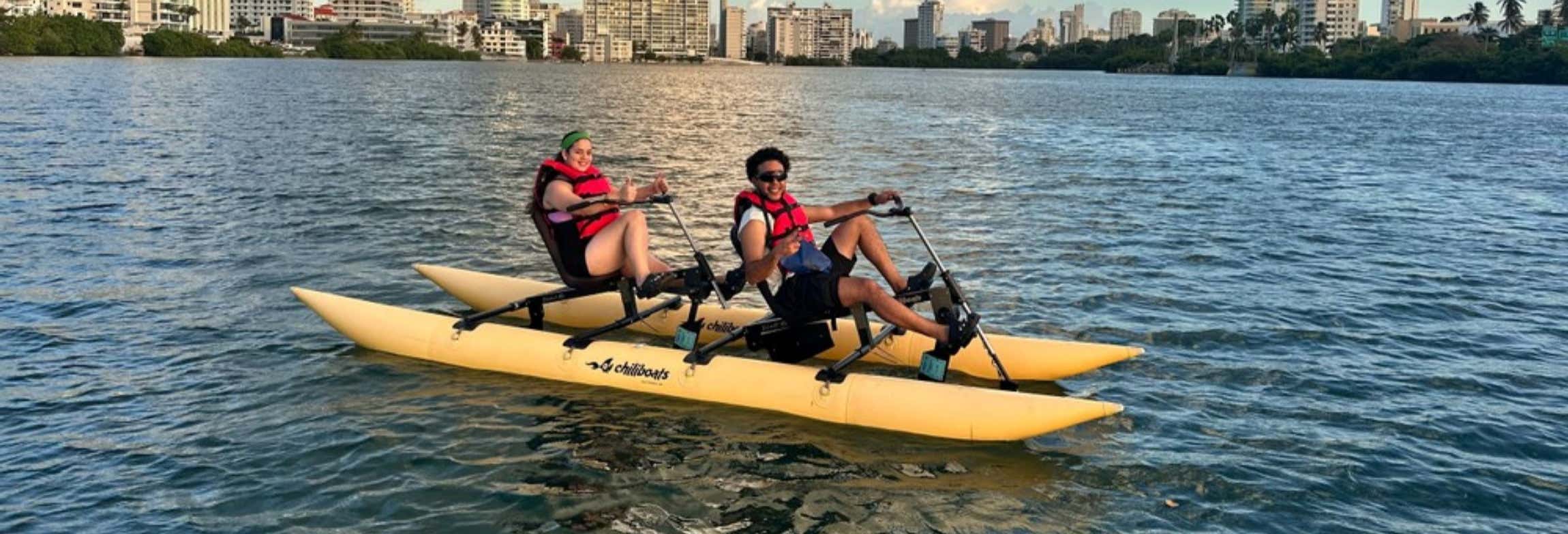 Tour della Laguna del Condado in bicicletta acquatica