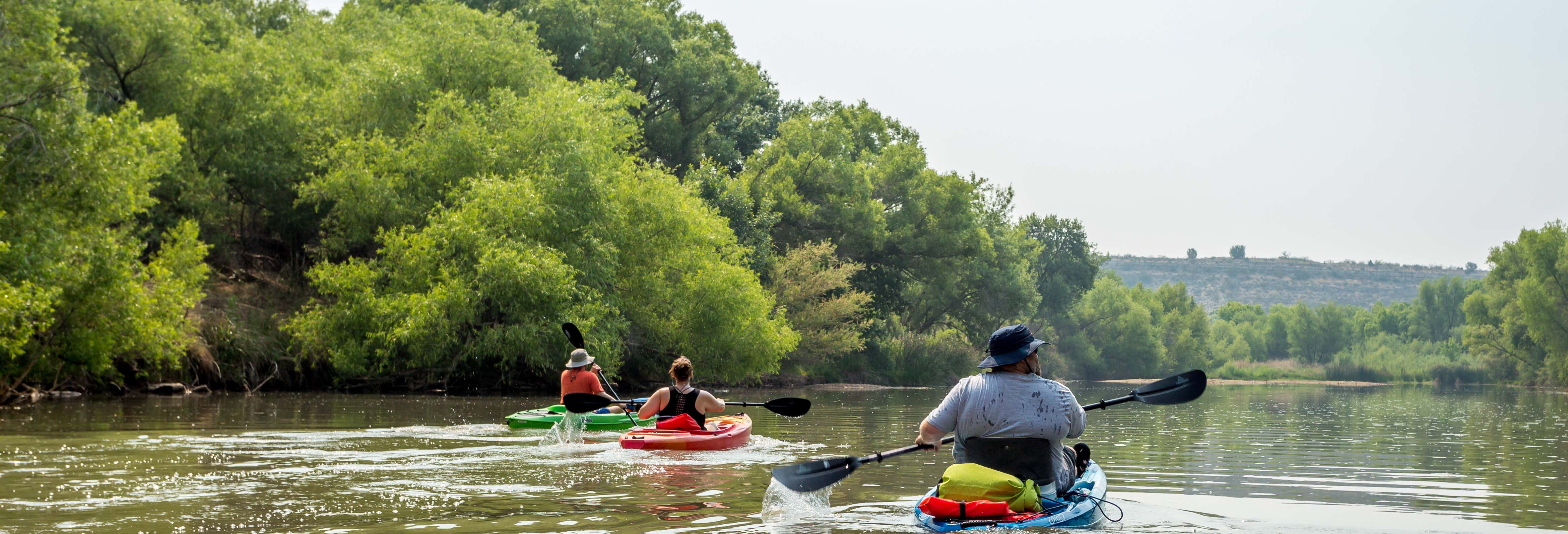 Tour sul fiume Verde in kayak