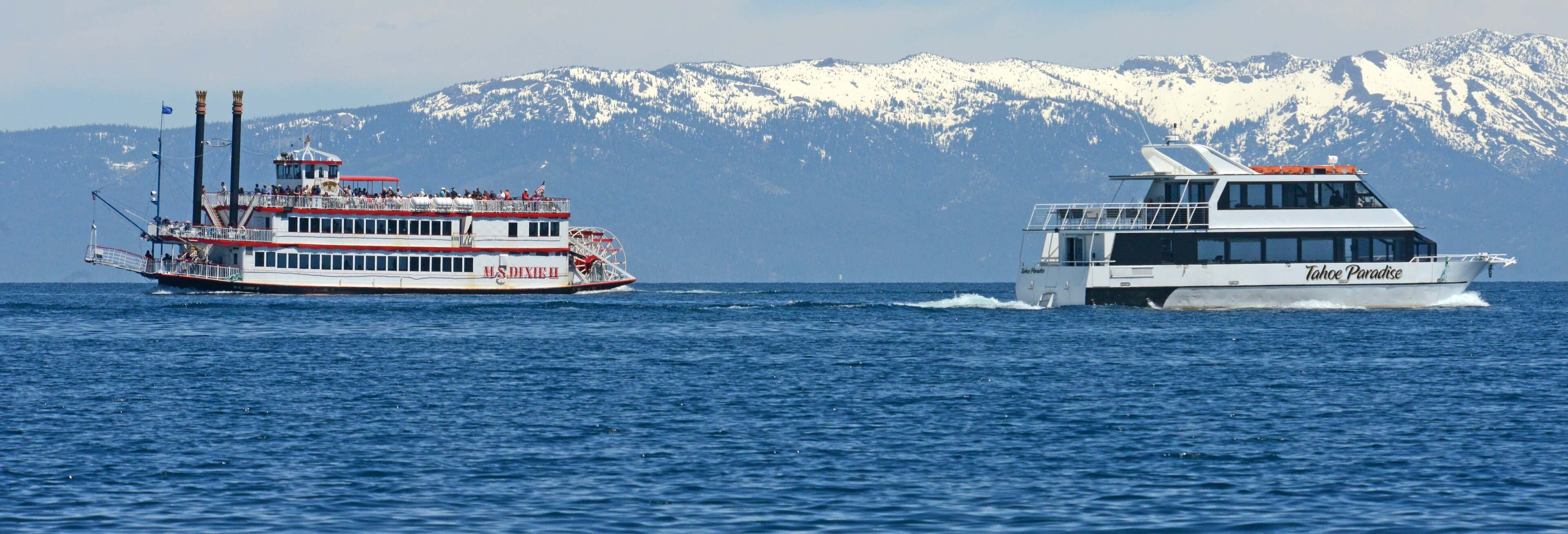 Giro in barca sul lago Tahoe