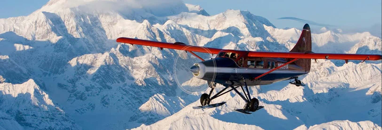 Denali Aircraft Flight + Glacier Landing