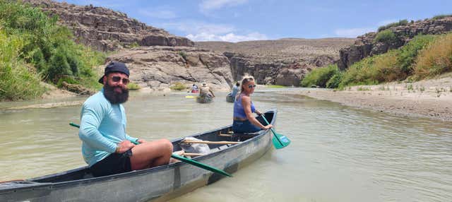 Kayak o canoa sul Rio Grande