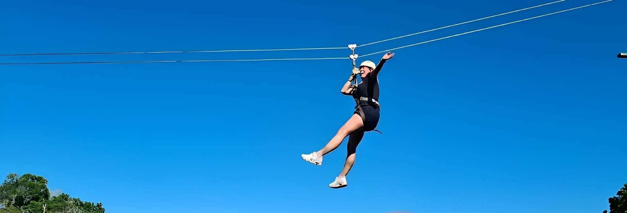Zip line a Zip Fiji + Visita a una grotta calcarea