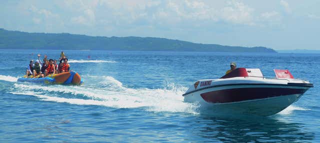 Giro in banana boat a Bohol