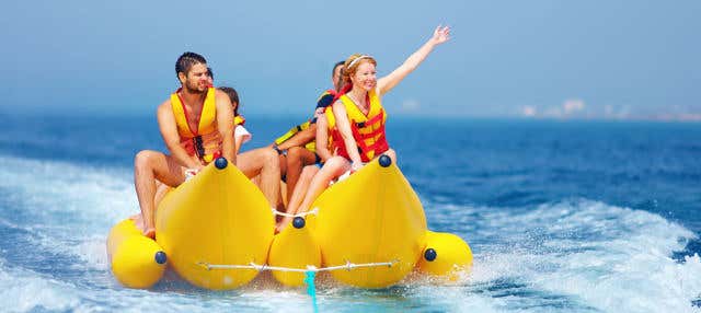 Giro in banana boat a Boracay