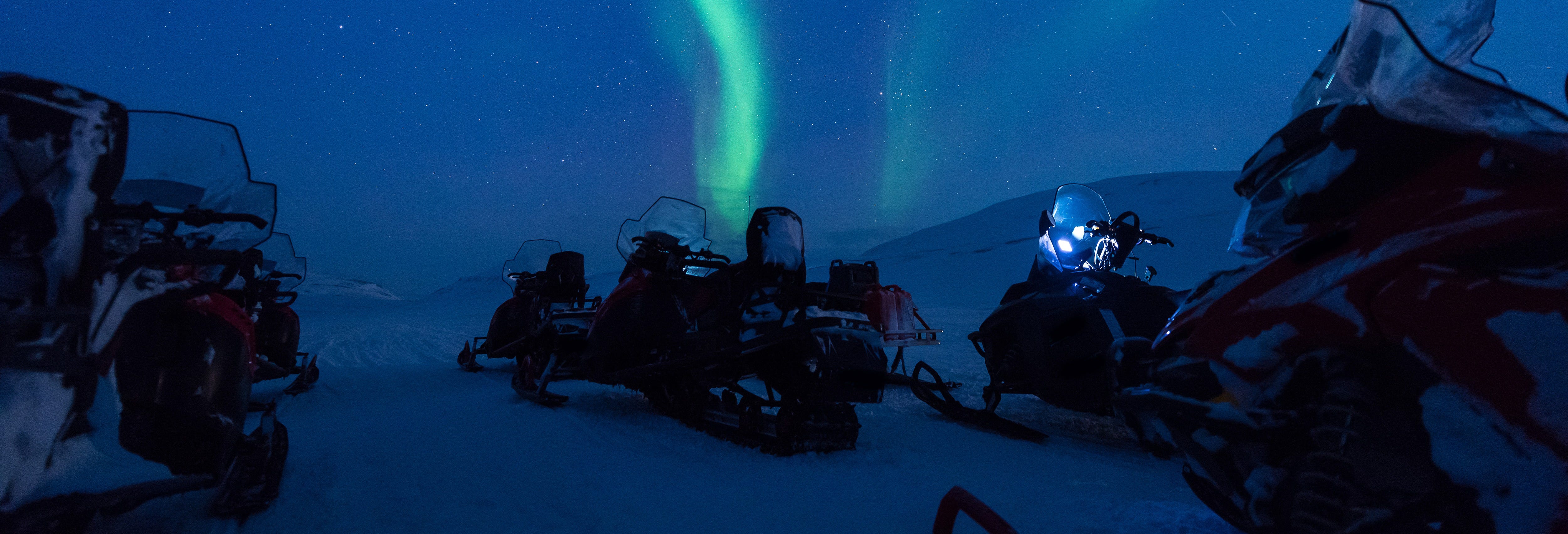 Northern Lights Snowmobile Tour