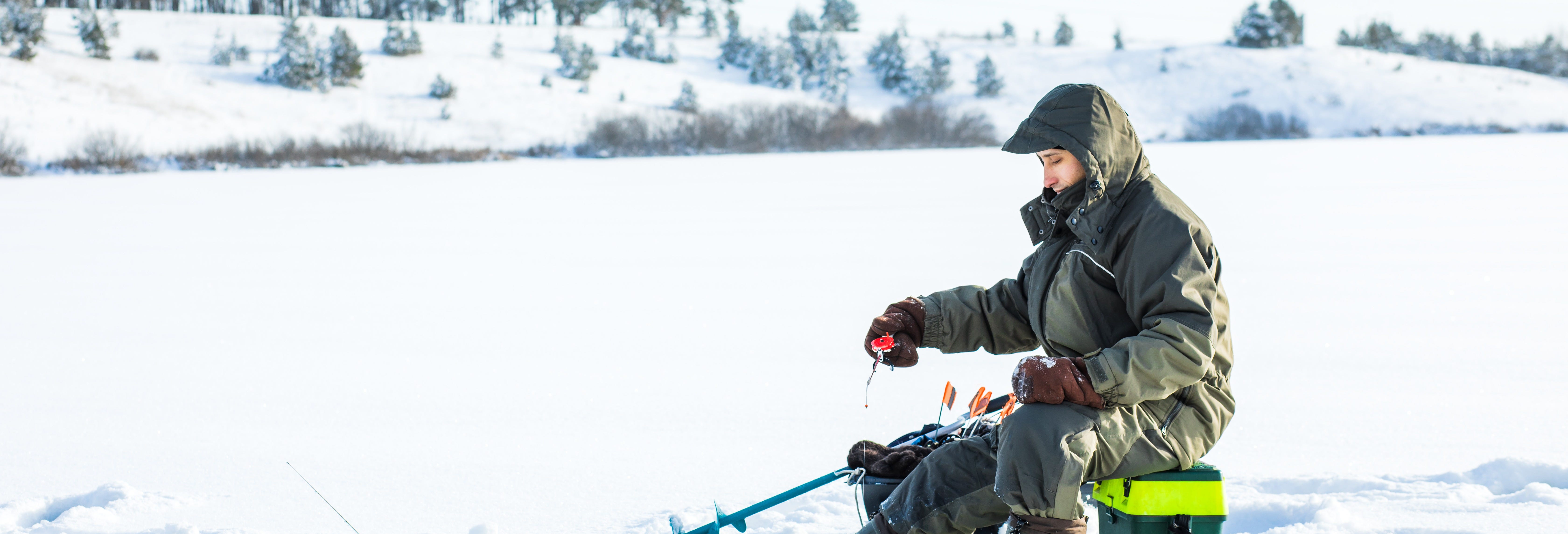 Levi Snowmobile Ride + Ice Fishing Excursion