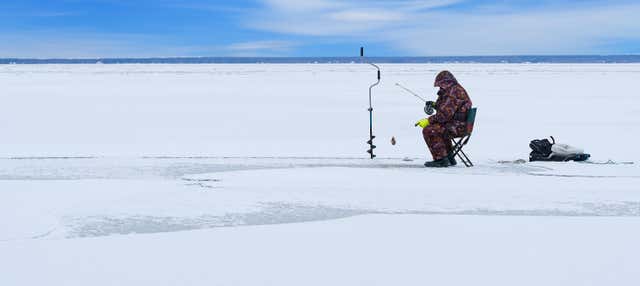 Pesca sul ghiaccio a Levi