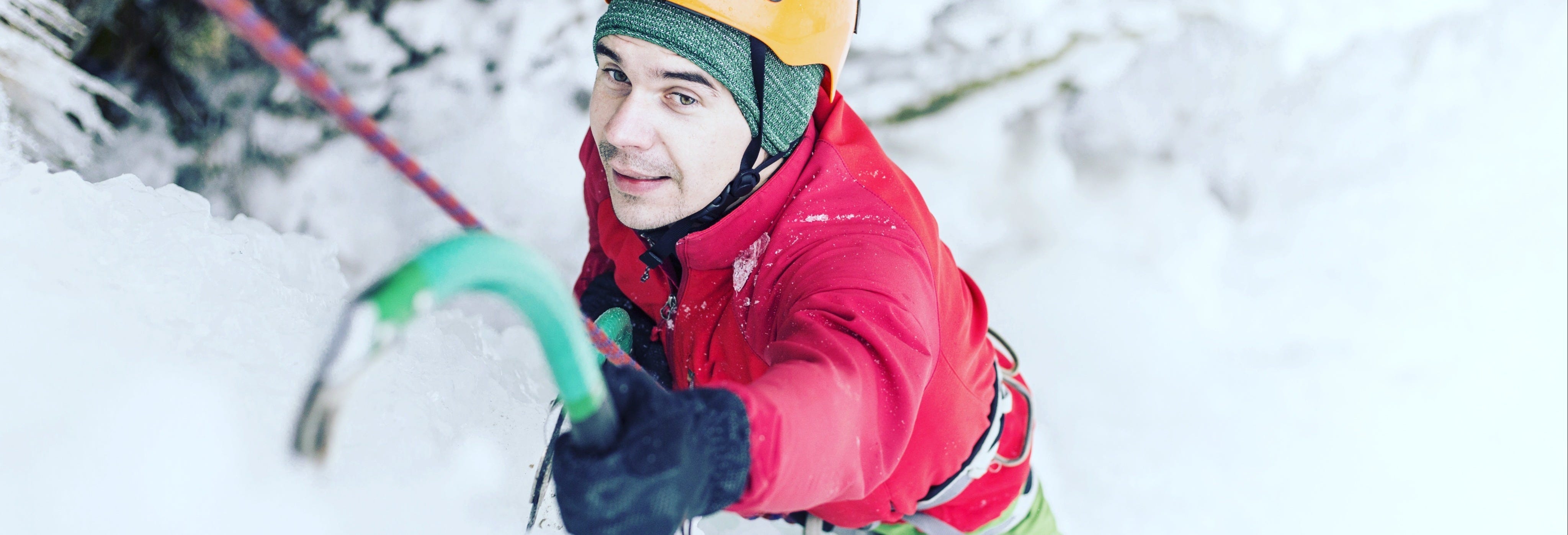 Tajukangas Frozen Waterfall Ice Climbing