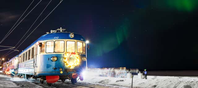 Tren de la aurora boreal