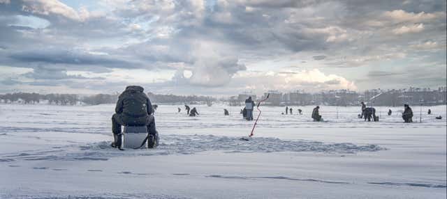 Pesca sul ghiaccio a Saariselkä