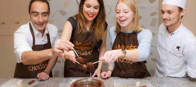 Laboratorio di cioccolato al Choco Story di Colmar