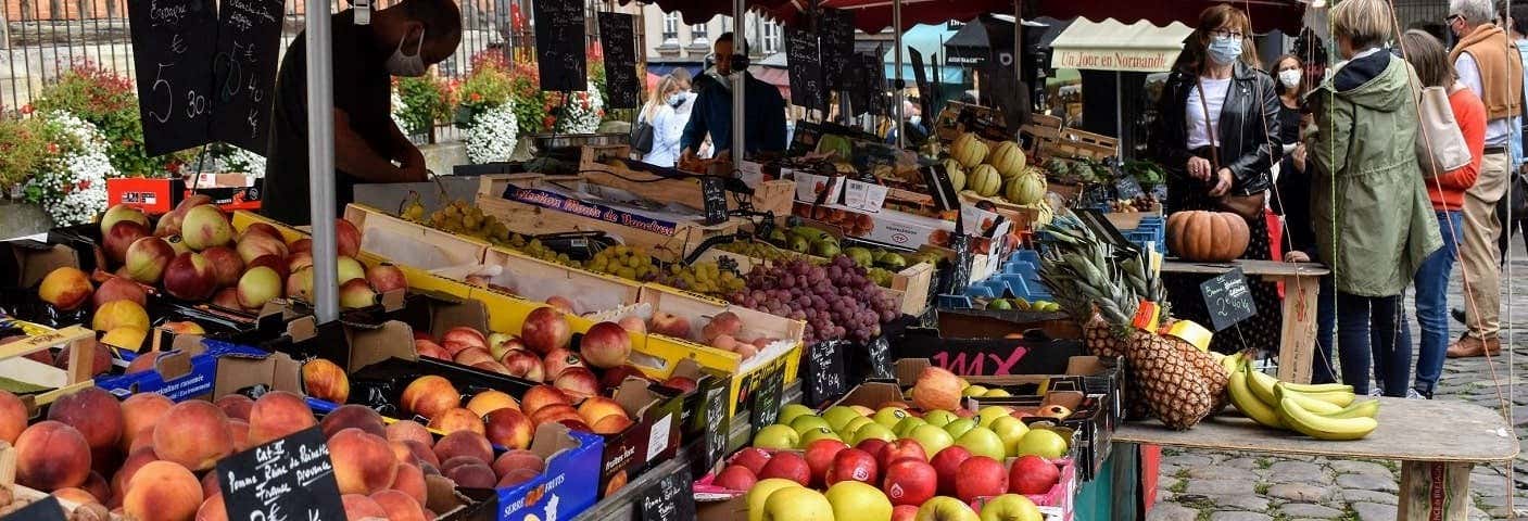 Tour gastronomico del mercato di Honfleur