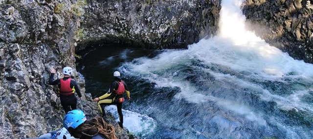 Trekking acquatico alla Rivière des Roches