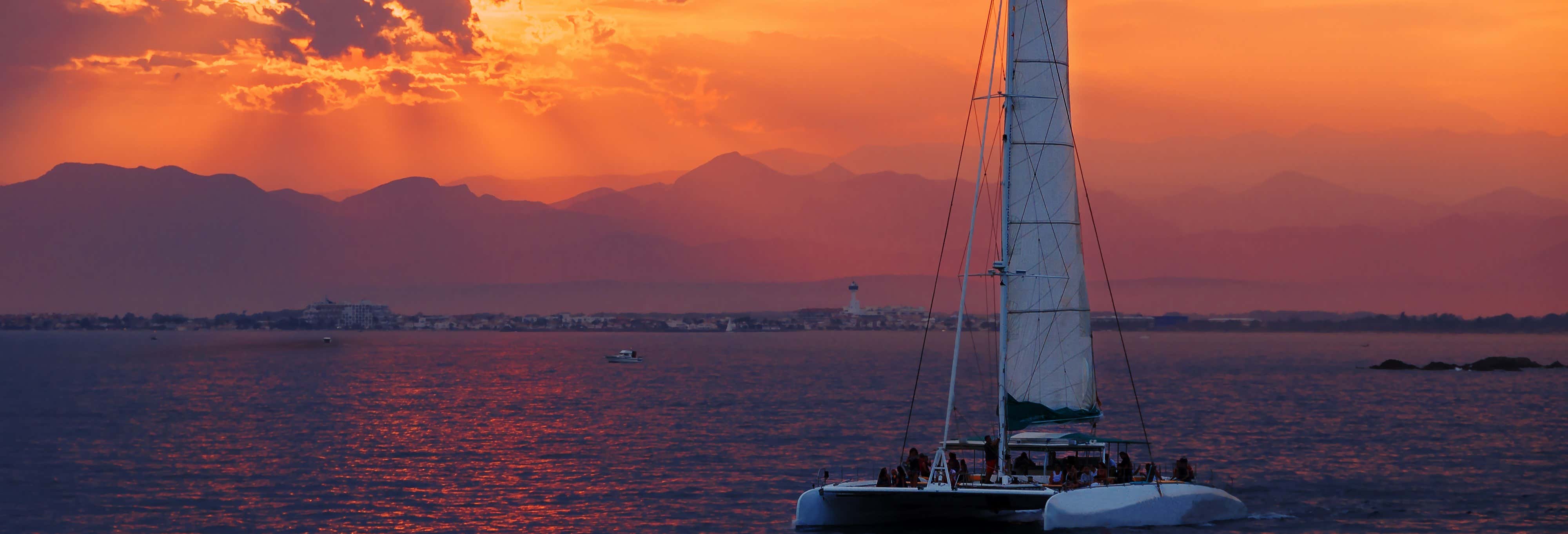 Sunset Catamaran Trip in La Rochelle