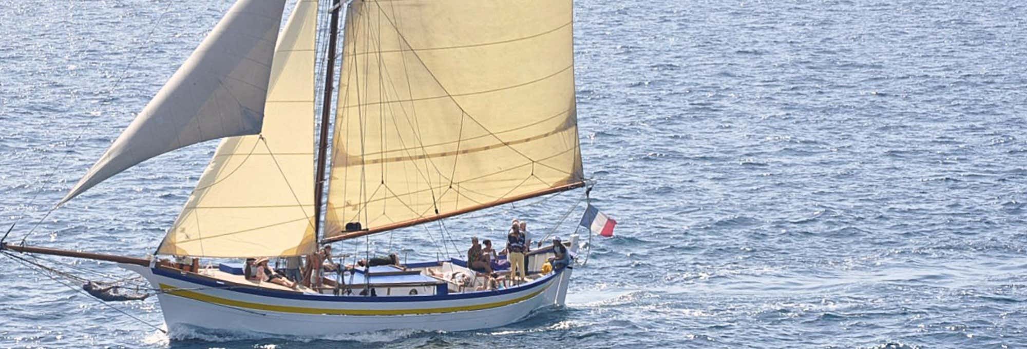 Balade en voilier autour des îles du Frioul et du château d'If