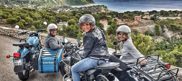 Tour privato del vino in Provenza in sidecar