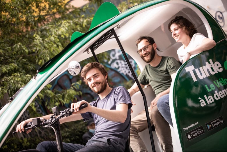 Tour en bicitaxi por París