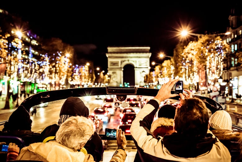 Autobús navideño de París