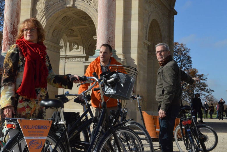 Tour en bicicleta por París