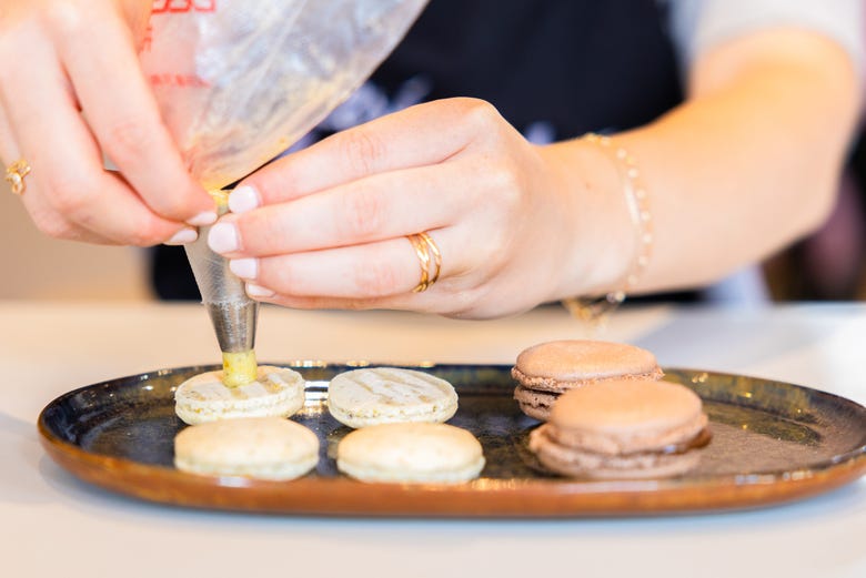 Taller de macarons en las Galerías Lafayette