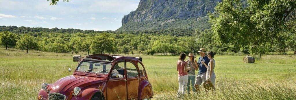 Languedoc Winery Private Tour & Tasting in Vintage Car