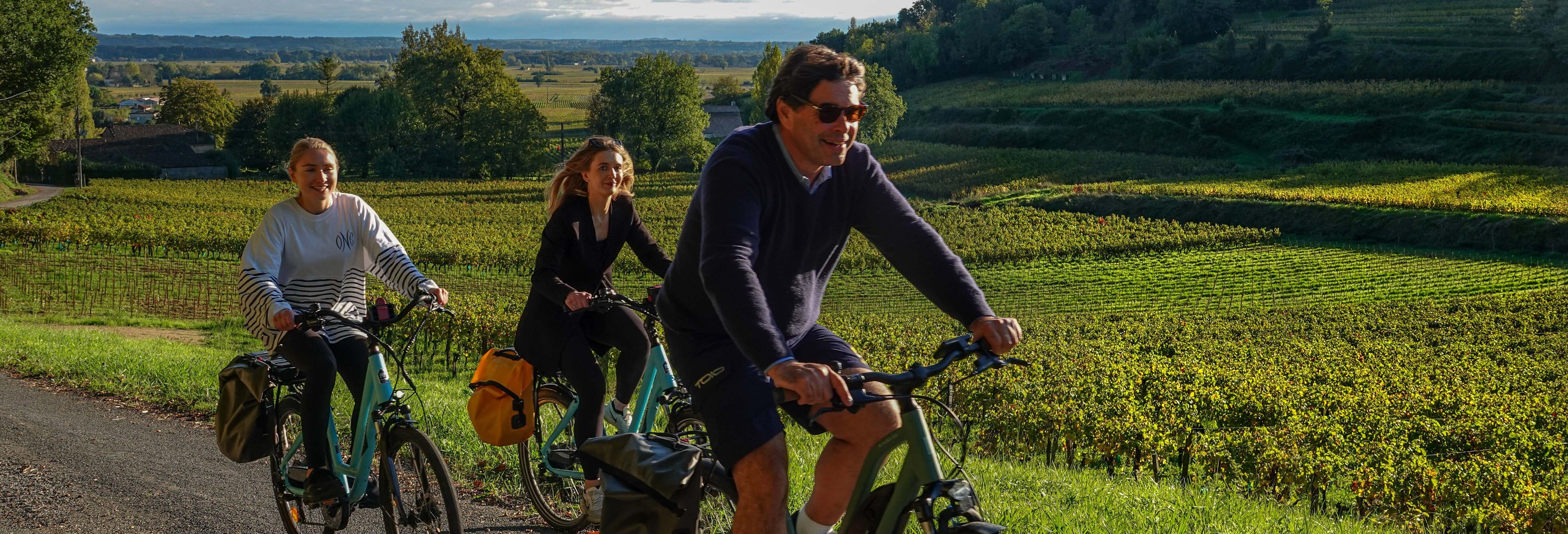 Electric Bike Tour of Saint Emilion Vineyards + Wine Tasting
