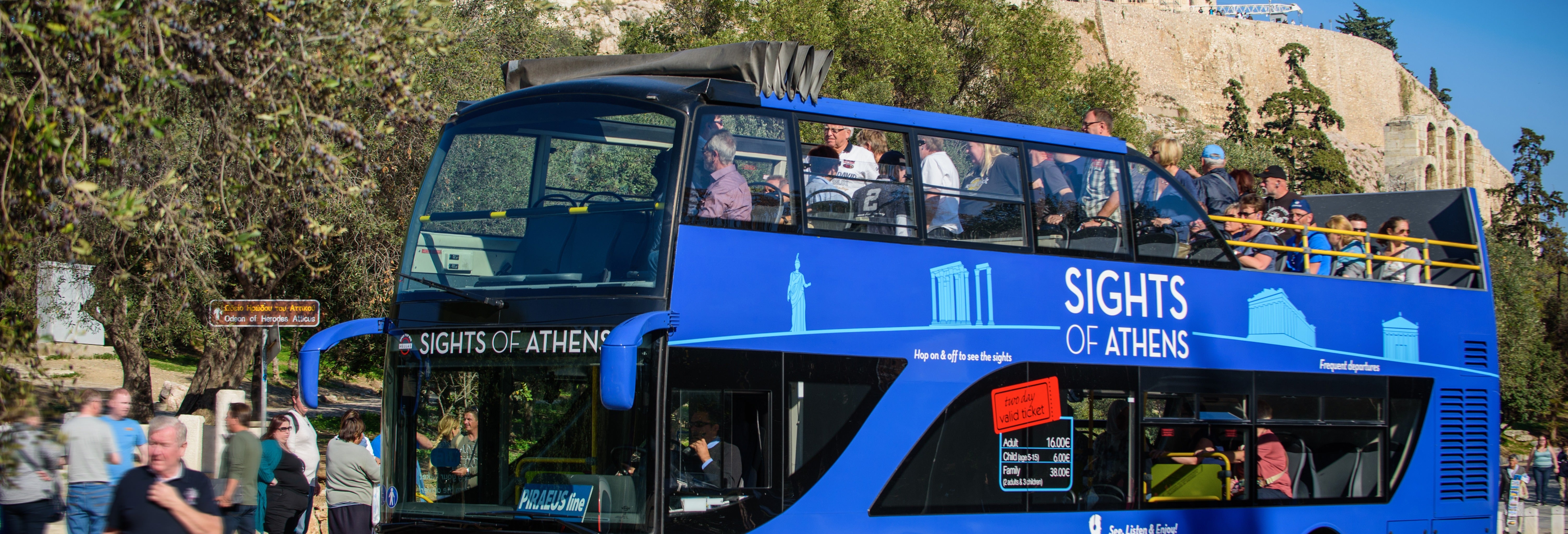 Ônibus turístico de Atenas