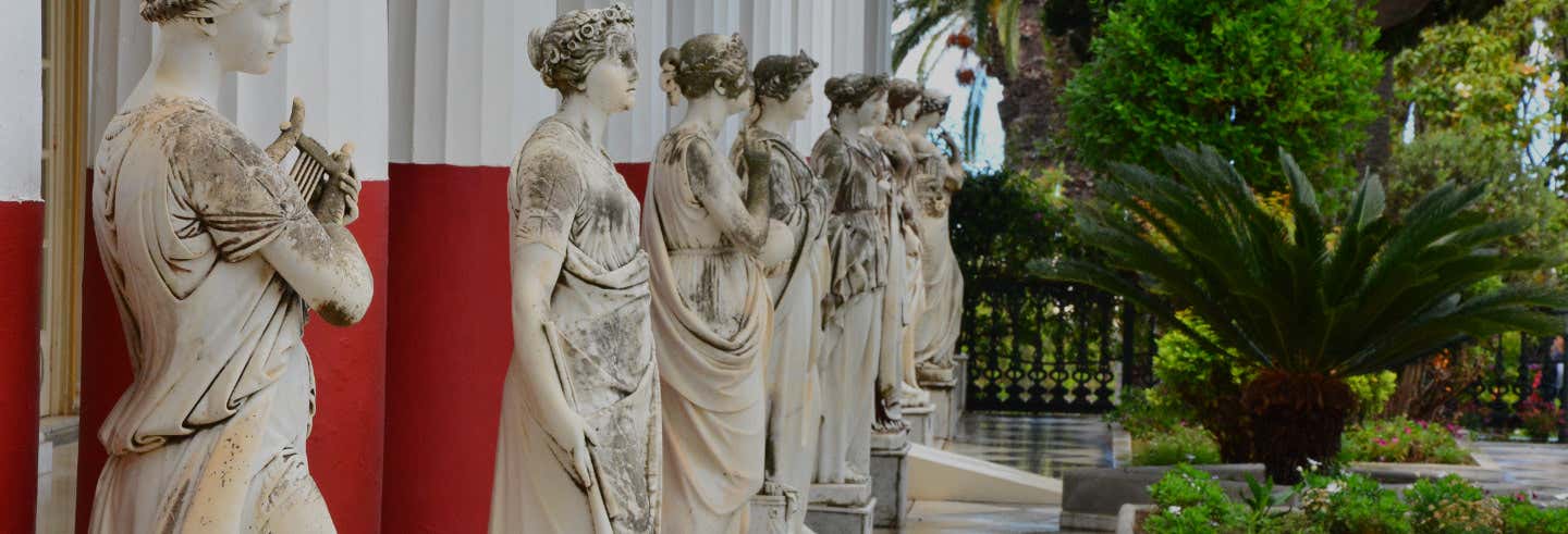 Tour por Corfú, Palacio de Achilleion y Kanoni para cruceros