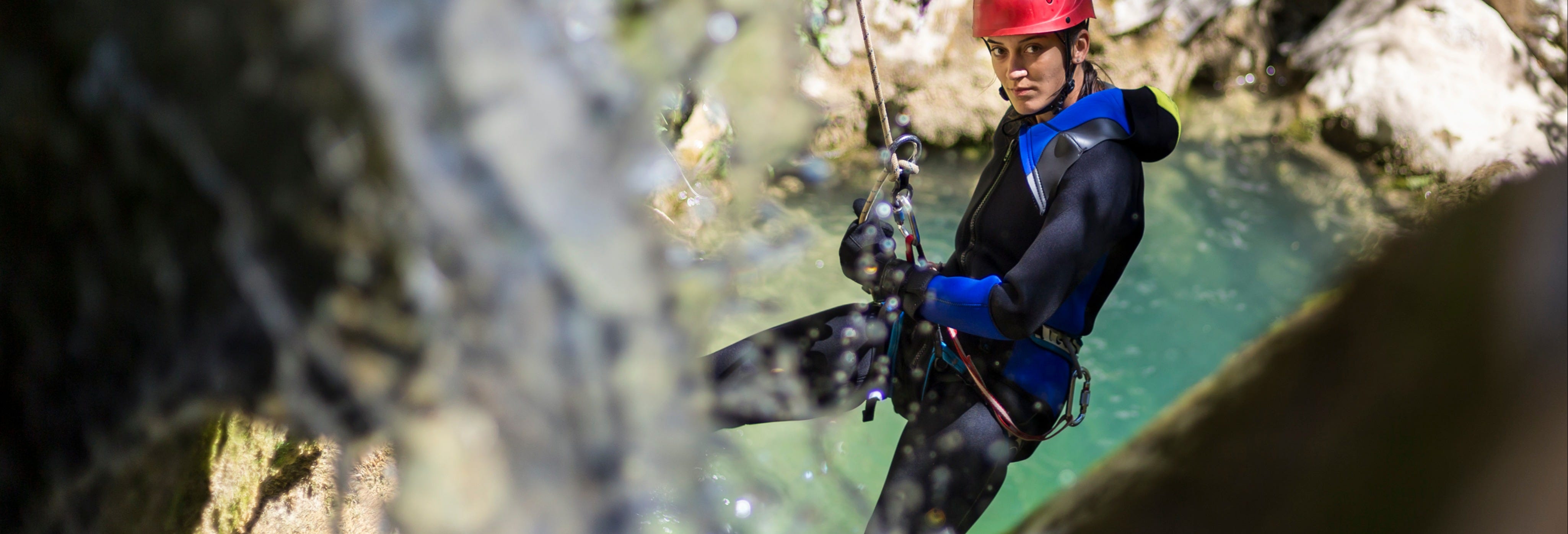 Abseiling in Nefeli Gorge