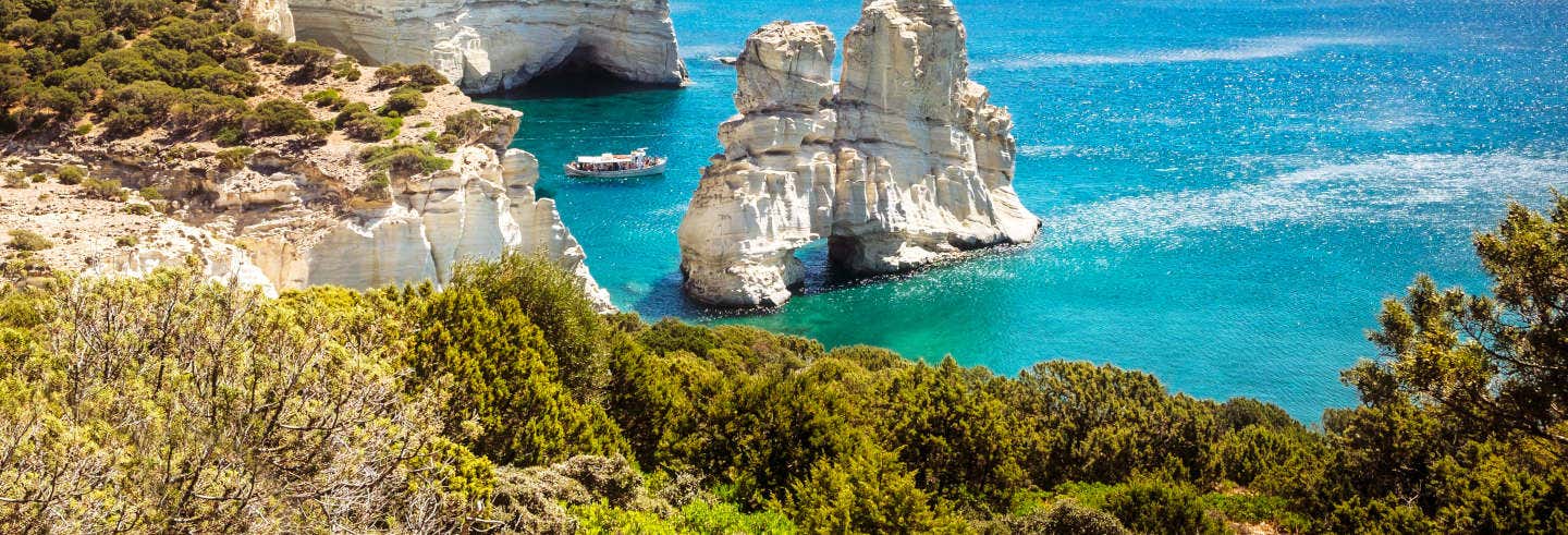 Escursione in barca alle grotte di Kleftiko