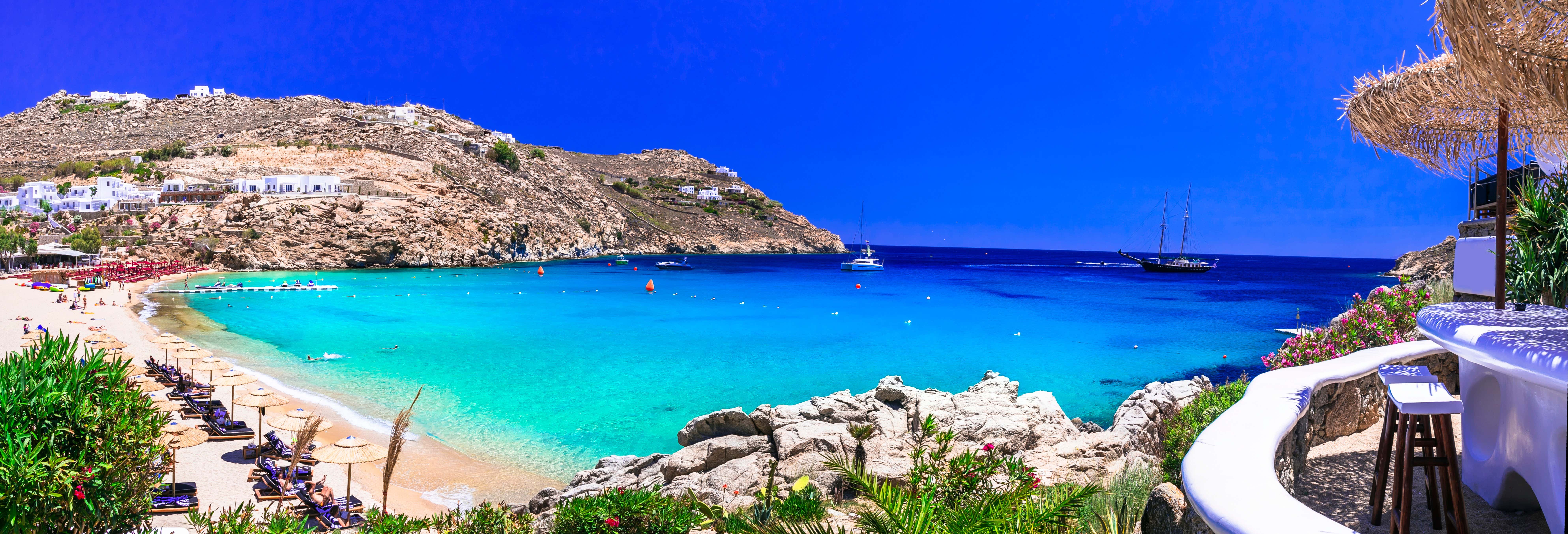 Escursione in barca nel sud di Mykonos + Pranzo