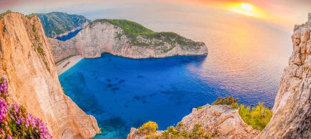 Tour dell'isola di Zante al tramonto