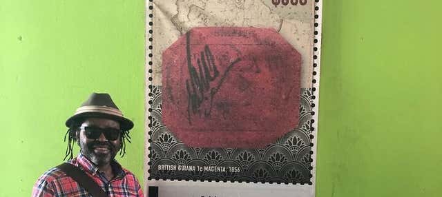 Tour del One cent magenta della Guyana Britannica