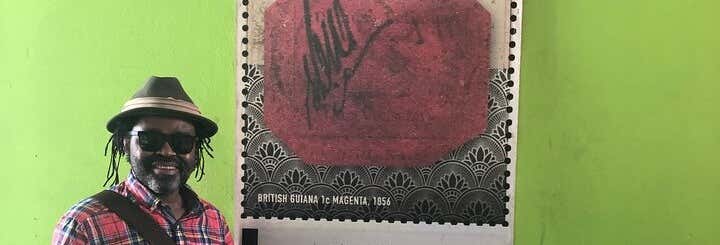 Tour del One cent magenta della Guyana Britannica