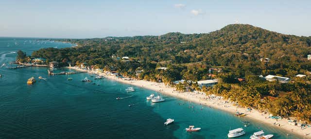 Tour di Roatán in un catamarano di lusso