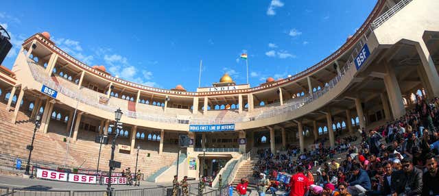 Cerimonia di chiusura del confine di Wagah