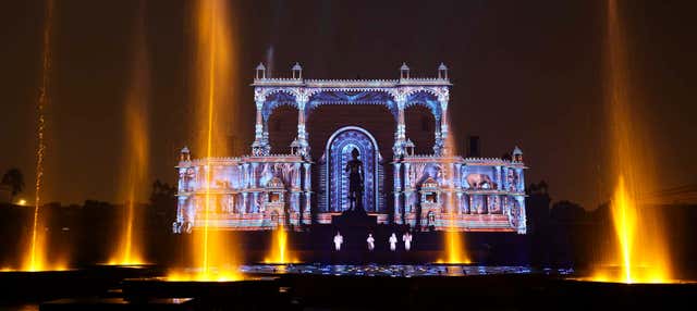 Spettacolo di luci e suoni al tempio di Akshardham