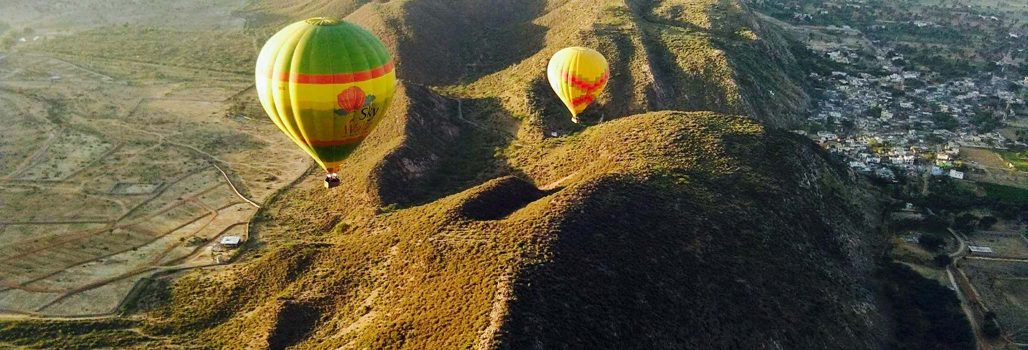 Giro in mongolfiera a Jaipur