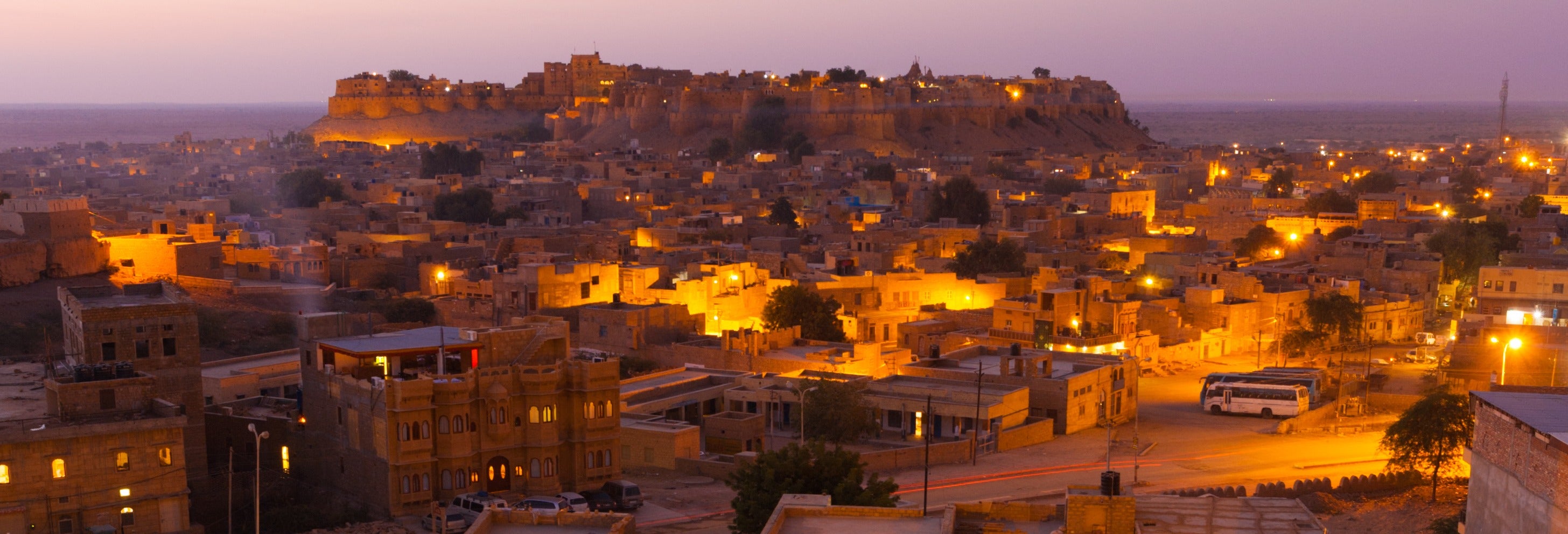 Tour noturno por Jaisalmer
