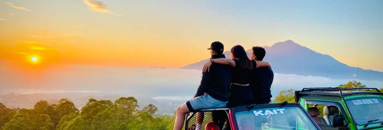 Tour privato del monte Batur in 4x4