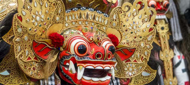 Espetáculo de dança Barong em Batubulan