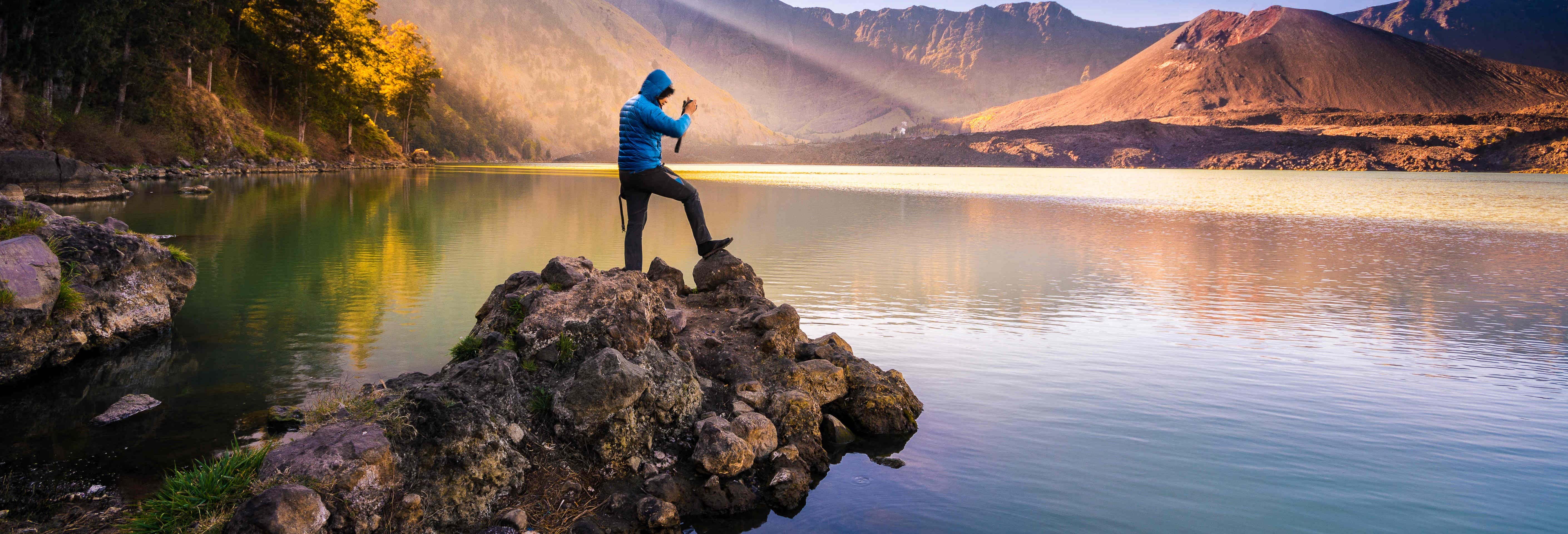 Itinerario privato di trekking al cratere Senaru in 3 giorni 
