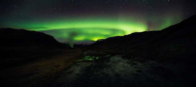 Tour dell'aurora boreale alle terme del fiume Reykjadalur