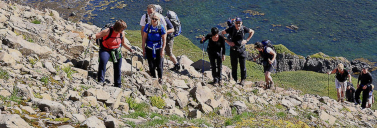 Hiking in the Westfjords