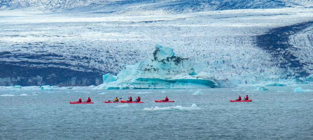 Tour della laguna glaciale Jökulsárlón in kayak